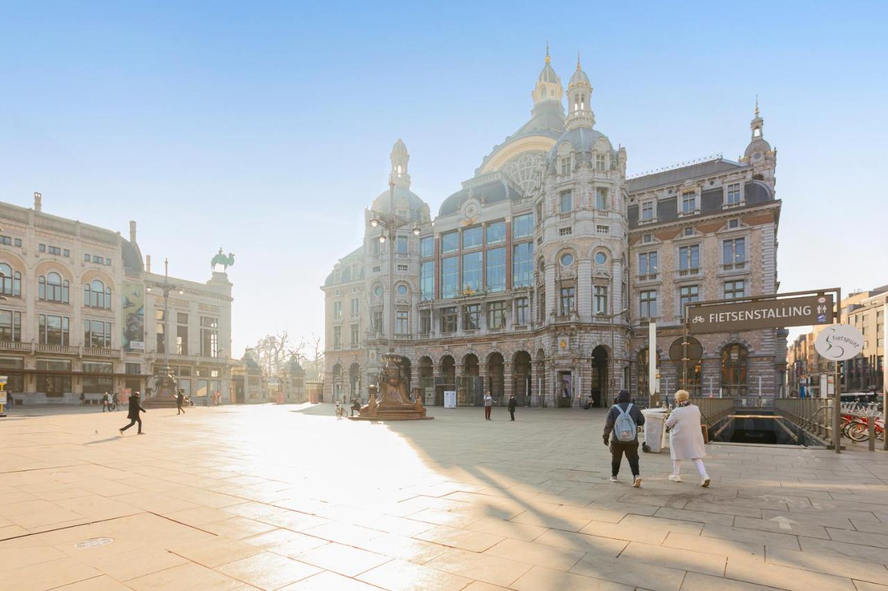Studio In City Center With Terrace, Netflix - Wifi Antverpy Exteriér fotografie